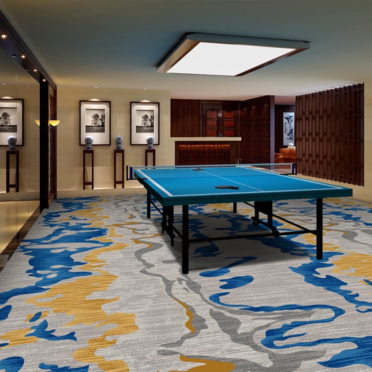 Wholesale Polyester Tufted Printed machine made broadloom carpet