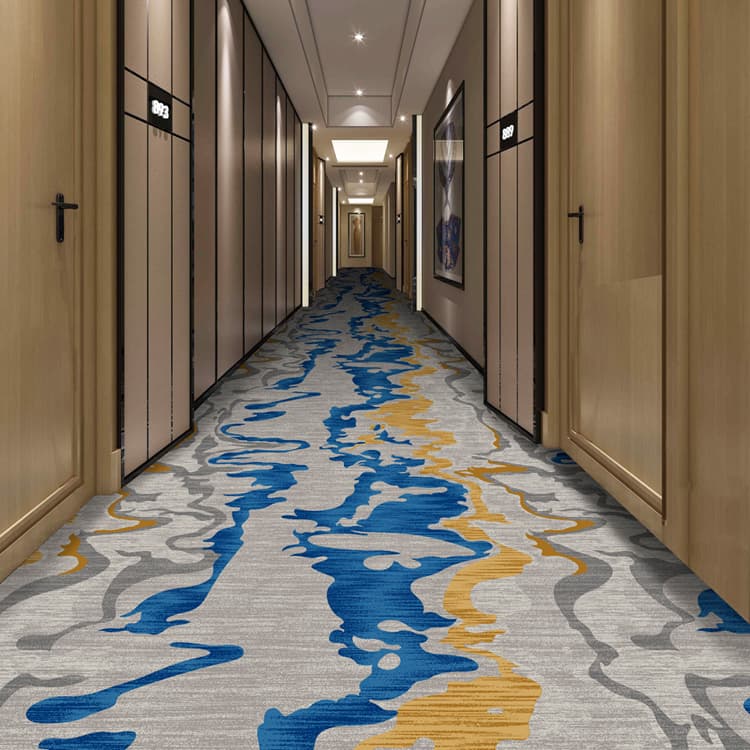 Wholesale Polyester Tufted Printed machine made broadloom carpet