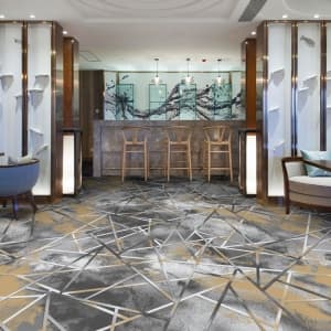 Tufted Printed Decorative Wall To Wall Carpet Hotel Floor Carpet Roll