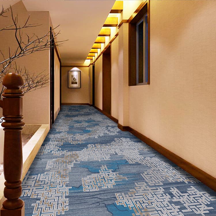 Printed Carpet Hotel Floor In Stock Carpet Roll