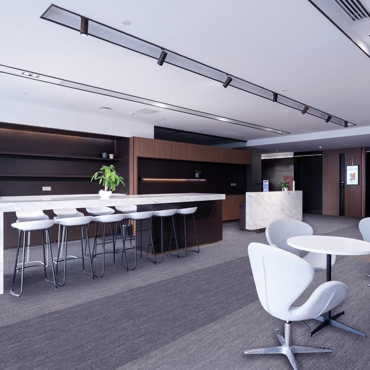  Loop Pile 50*50CM Office Flooring Printing Carpet Tiles
