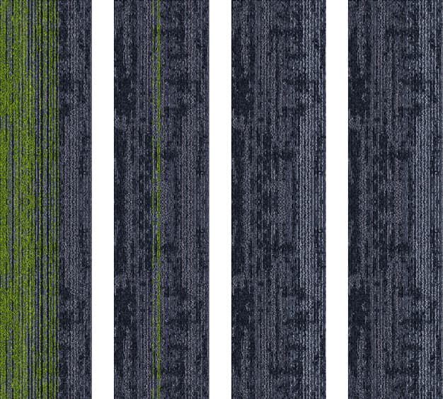 Hot Sale Colorful 25*100 cm Level Loop Printed Carpet Tiles For Office