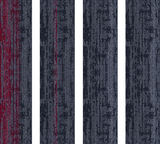 Hot Sale Colorful 25*100 cm Level Loop Printed Carpet Tiles For Office