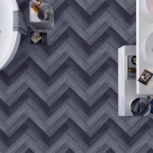 Removable 25*100 cm Printed Stripe Pattern Carpet Tiles