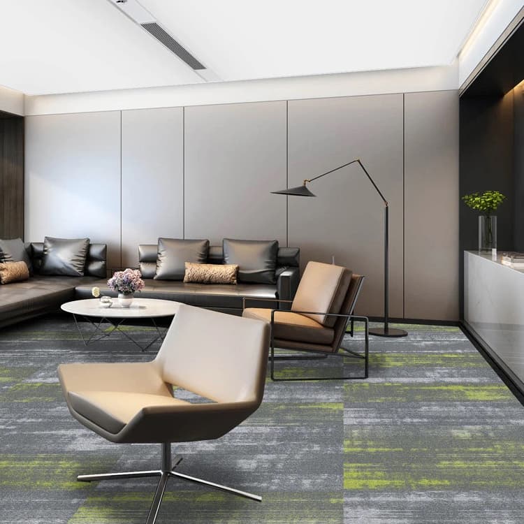 removable Printed Carpet Tiles 25x100 cm For Office Or Room Modular Carpet