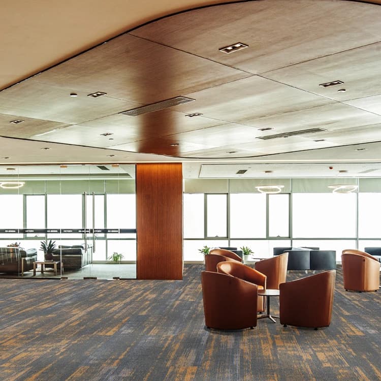 removable Printed Carpet Tiles 25x100 cm For Office Or Room Modular Carpet