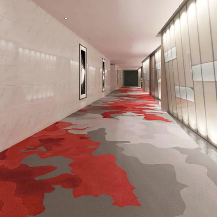 Machine Made Hotel Walkway Axminster Carpet