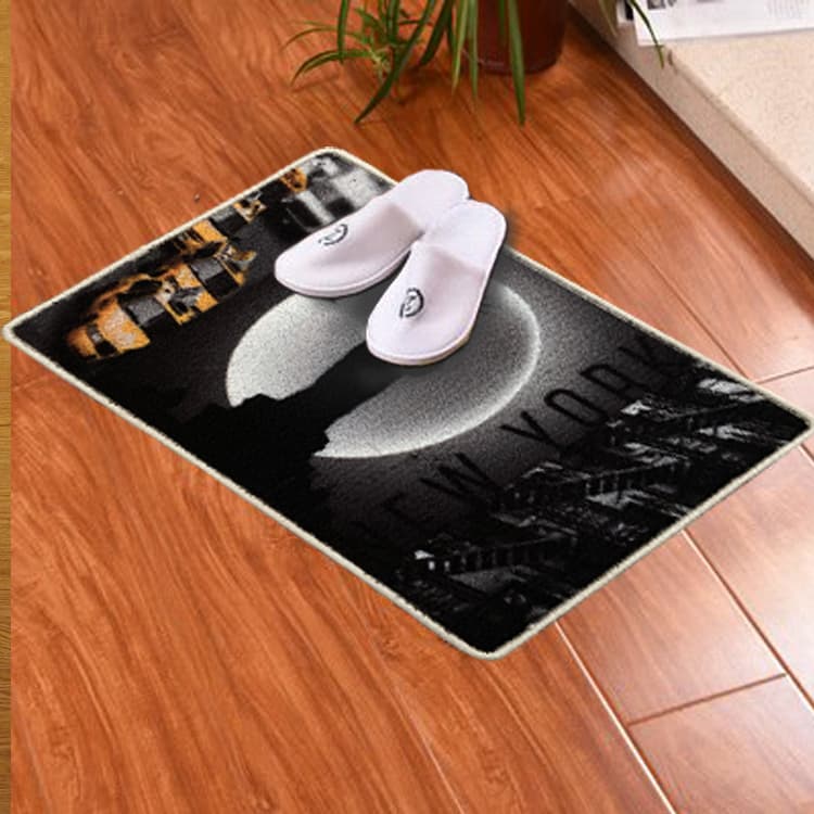 Loop Pile High Definition Printed Door Rug For Home