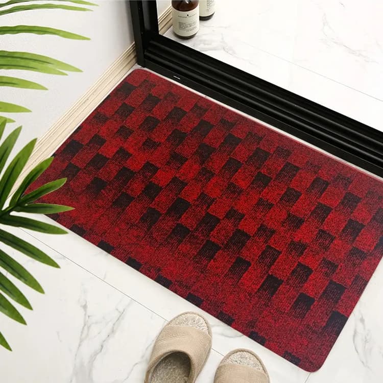 Machine Tufted Loop Pile Door Rug For Home