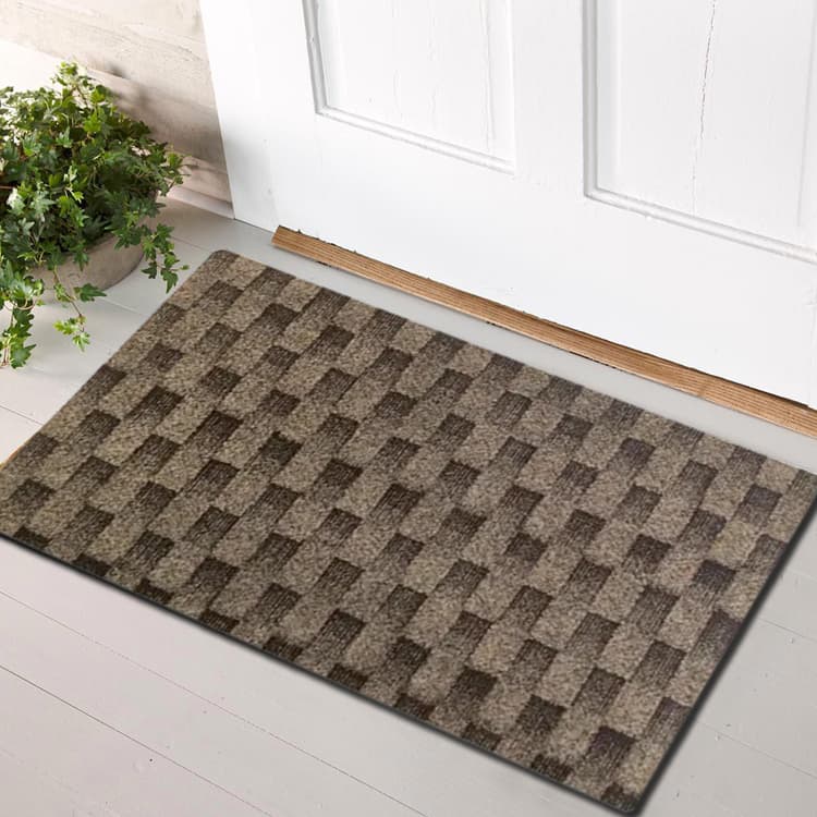 Machine Tufted Loop Pile Door Rug For Home