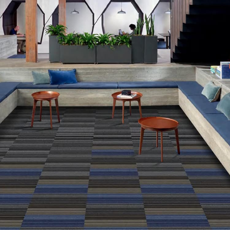 PP Level Loop 25*100 cm Carpet Tiles