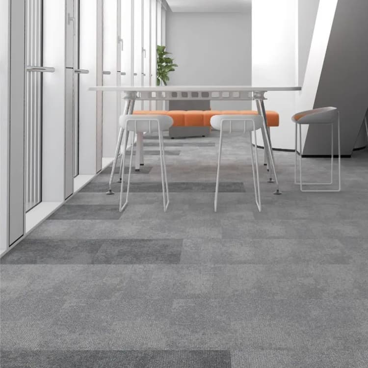 QF300 Tufted 50*50 Loop Pile Office Floor Carpet Tiles