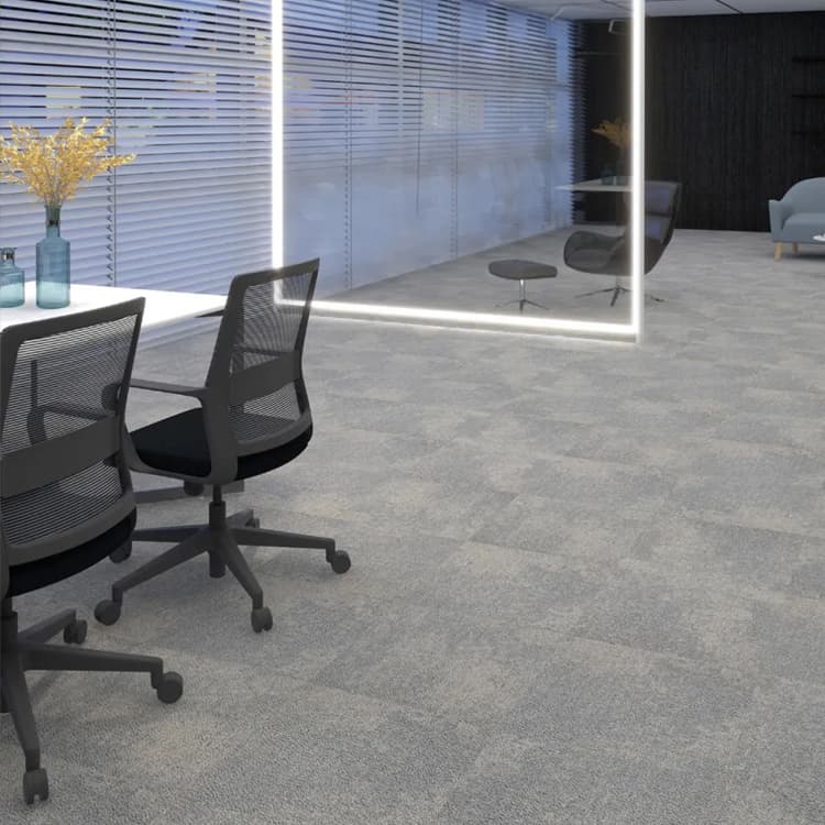 QF300 Tufted 50*50 Loop Pile Office Floor Carpet Tiles