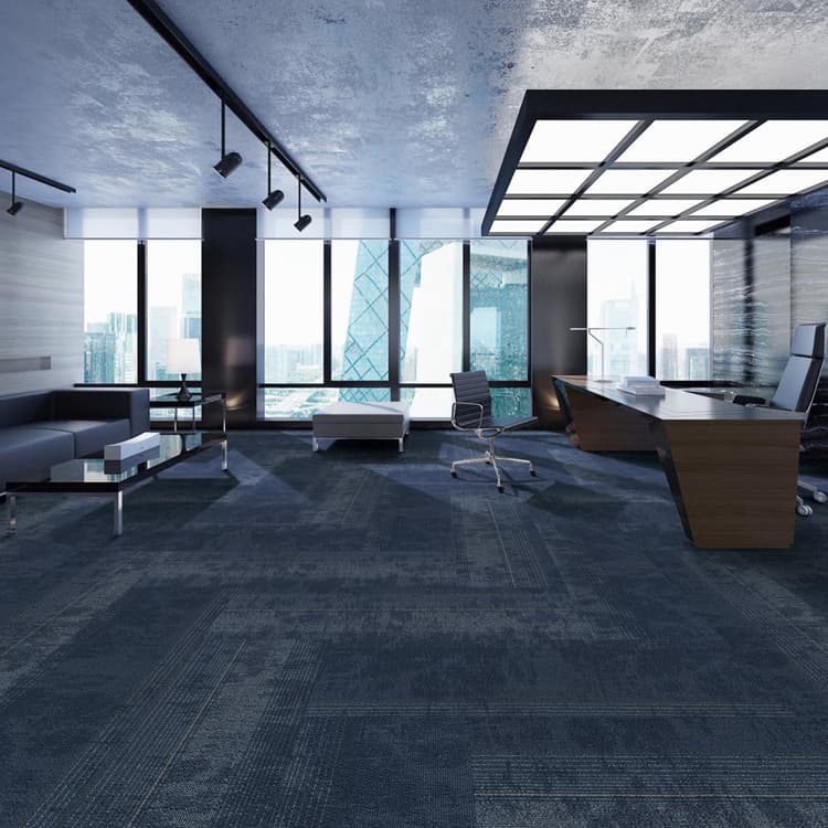 PP Carpet Tile PVC Backing Tufted Carpet Tiles