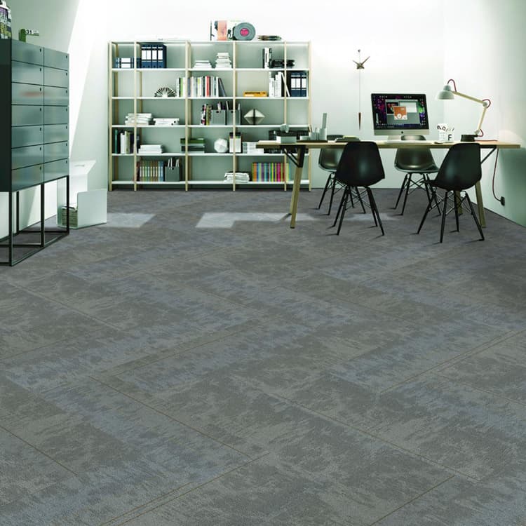 TB16 PP Carpet Tile PVC Backing Tufted Carpet Tiles