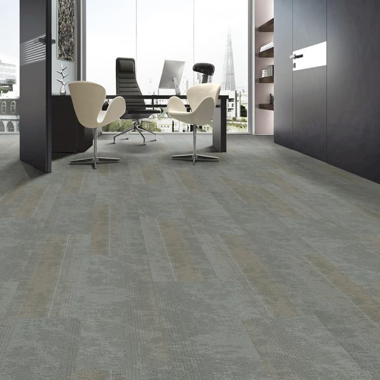 TB16 PP Carpet Tile PVC Backing Tufted Carpet Tiles