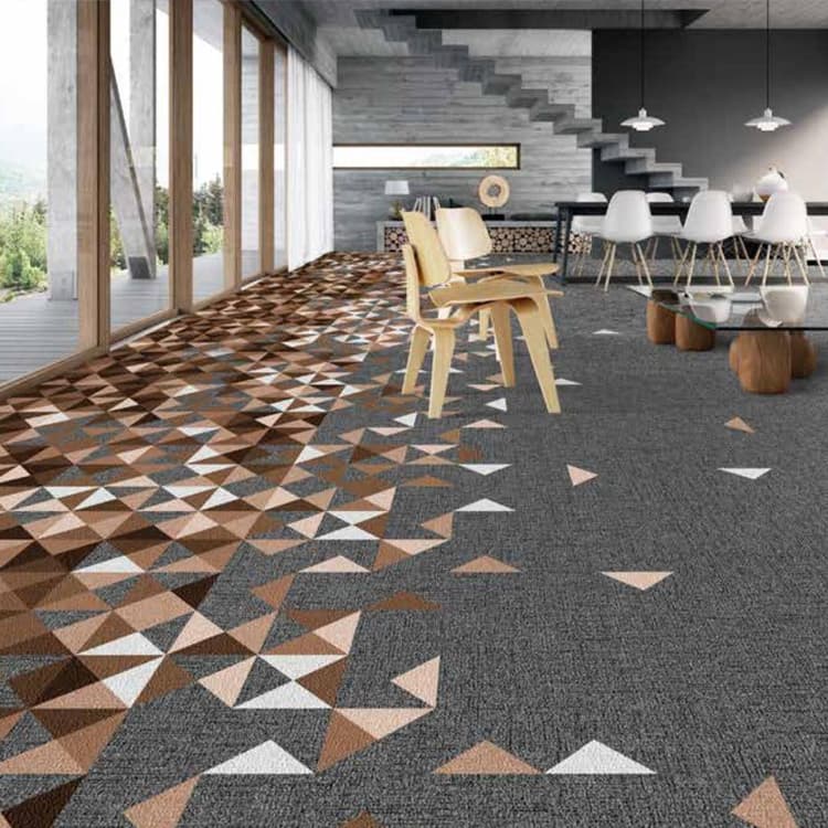 FL11 Loop Pile Carpet Tiles 50*50 For Office Use