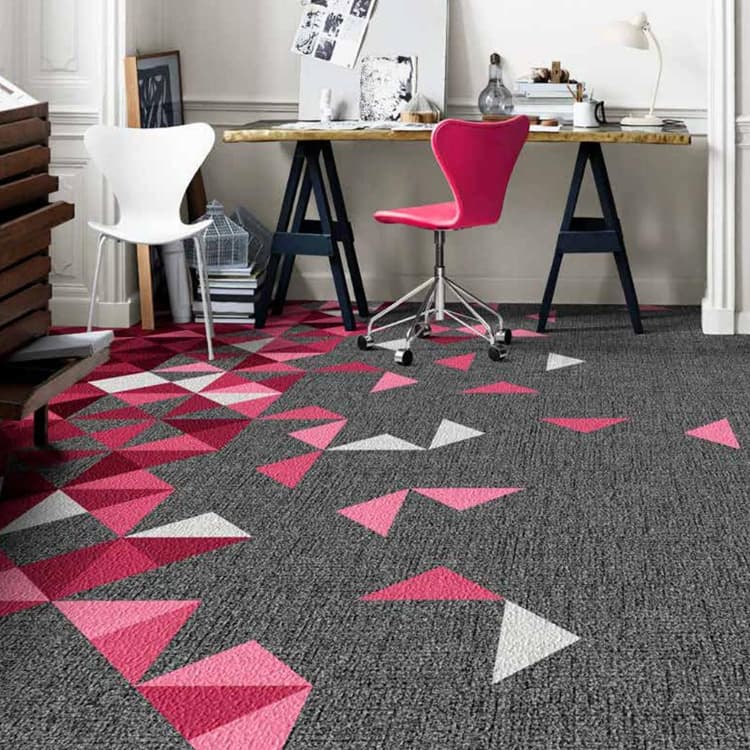 FL11 Loop Pile Carpet Tiles 50*50 For Office Use