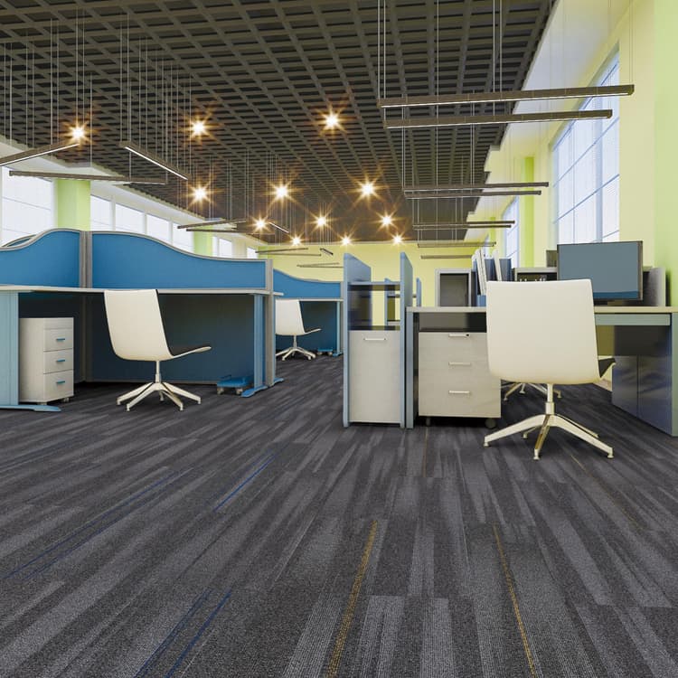 YunZhu Loop Pile Commercial Floor Office Carpet Tiles