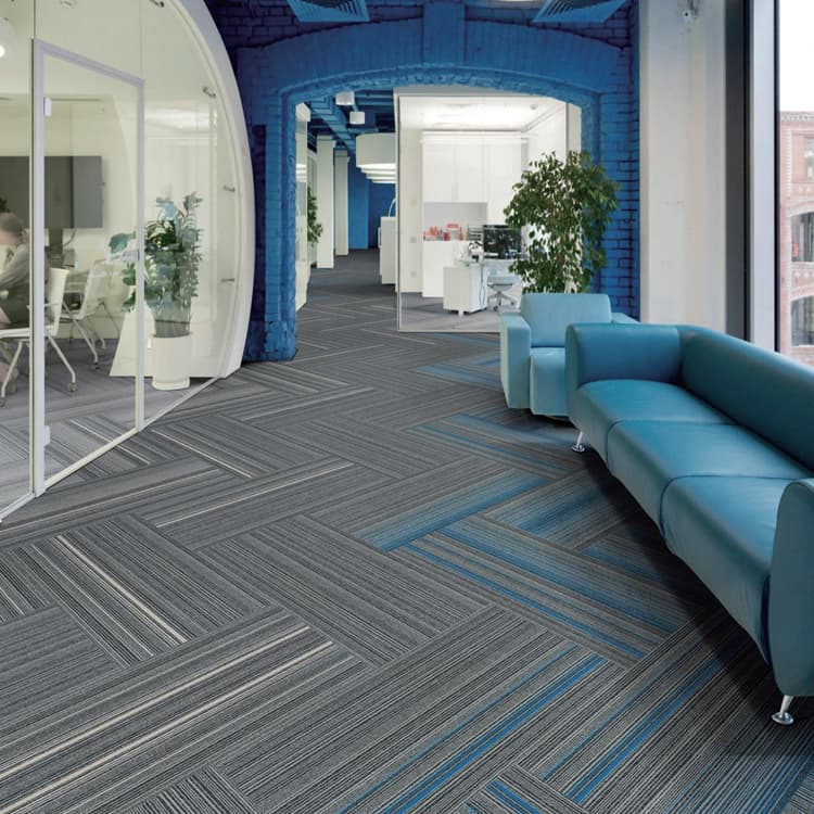 Martini Commercial 25*100cm Office Floor China Carpet Tiles Exporter
