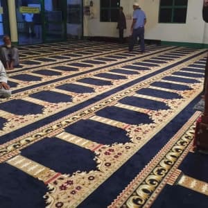 Printed Carpet Wall To Wall Mosque Prayer Carpet