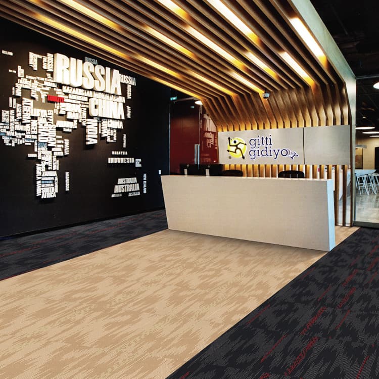 ZSFP11 High Quality Polypropylene Loop Pile Carpet Tiles For Office