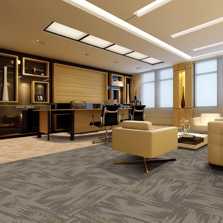ZSFP11 High Quality Polypropylene Loop Pile Carpet Tiles For Office