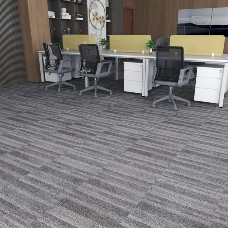 YunTian Machine Made Plain 50*50cm Carpet Tiles For Office Floor
