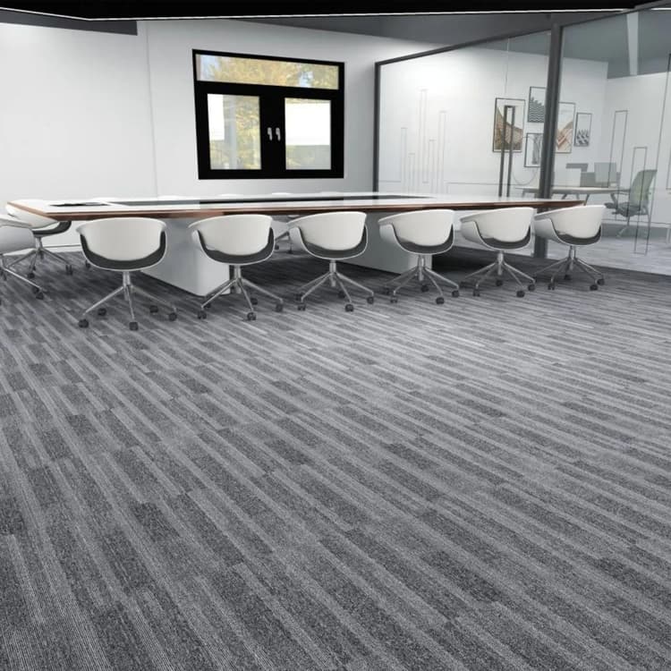 YunTian Machine Made Plain 50*50cm Carpet Tiles For Office Floor
