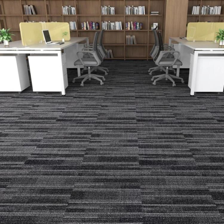 YunTian Machine Made Plain 50*50cm Carpet Tiles For Office Floor