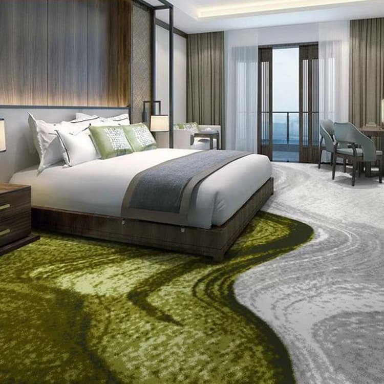 Customize Printing Carpet For Hotel Room