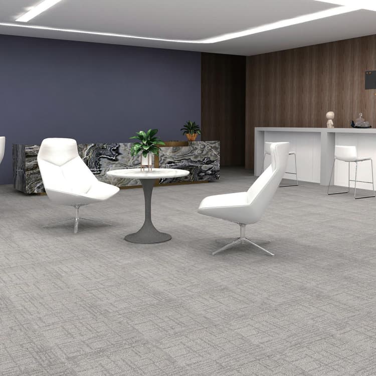 QF900 Grey Tufted Loop Pile Office 50*50cm Carpet Tiles