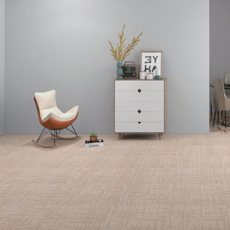 QF900 Grey Tufted Loop Pile Office 50*50cm Carpet Tiles
