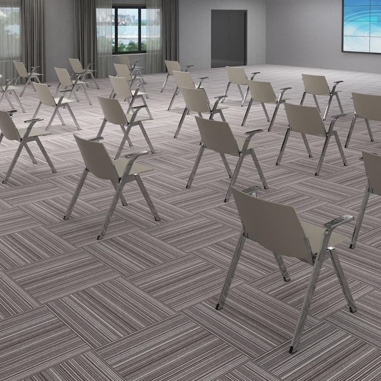 BaiChuan High Quality Stripe Pattern Office Floor Carpet Tiles
