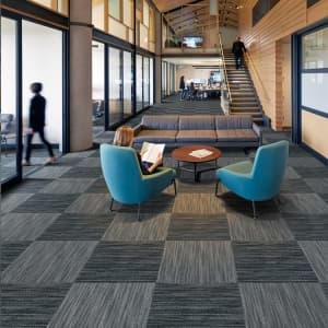 ZSFN12 Nylon Commercial Loop Pile Carpet Tiles Chinese Factory
